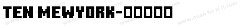 ten mewyork字体转换